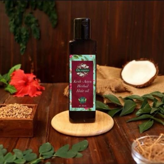 Kesh Aayu Herbal Hair Oil Bottle